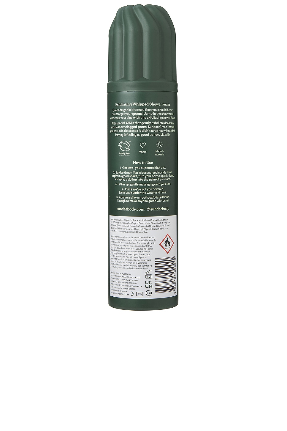 Green Tea Exfoliating Shower Foam - thumbnail 3