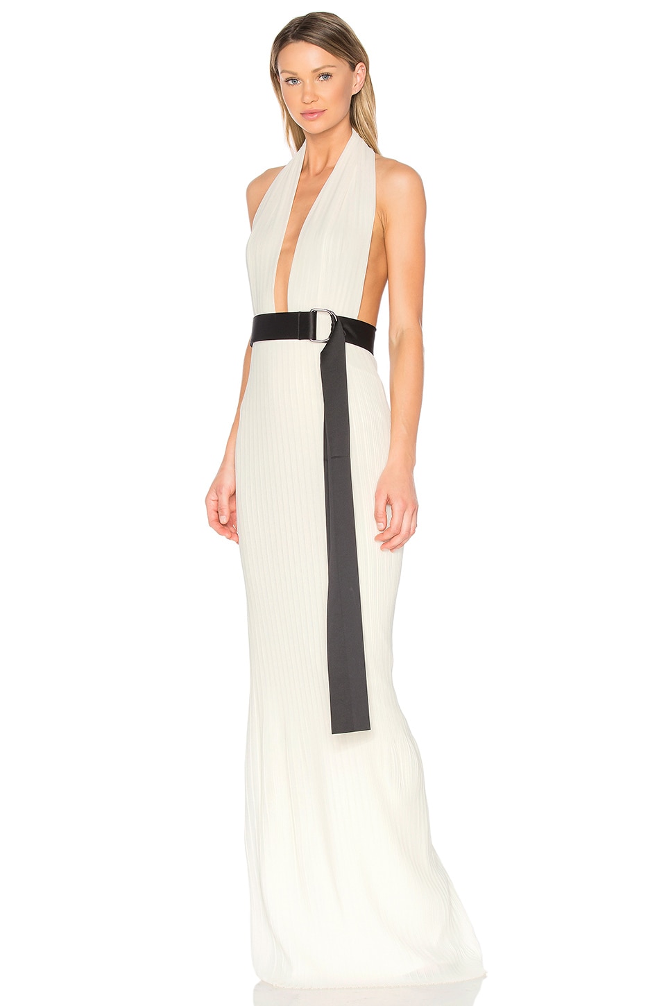 solace london white gown