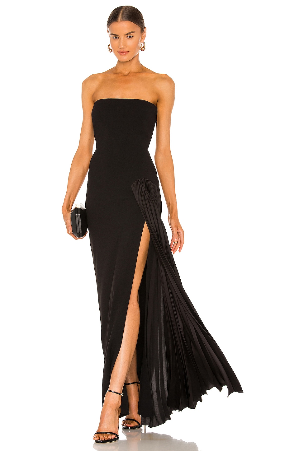 SOLACE London Dolly Maxi Dress in Black ...