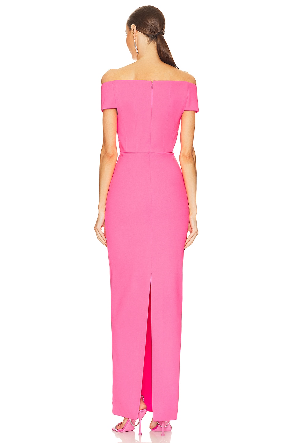 SOLACE London Marlowe Maxi Dress in Ultra Pink | REVOLVE