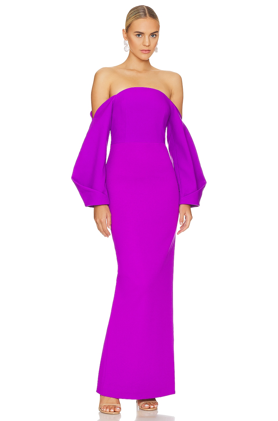 SOLACE London Lotta Maxi Dress in Purple | REVOLVE