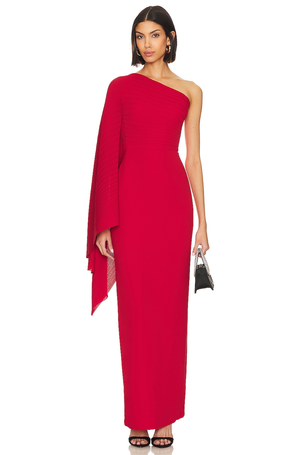 SOLACE London Lillia Maxi Dress in Red | REVOLVE