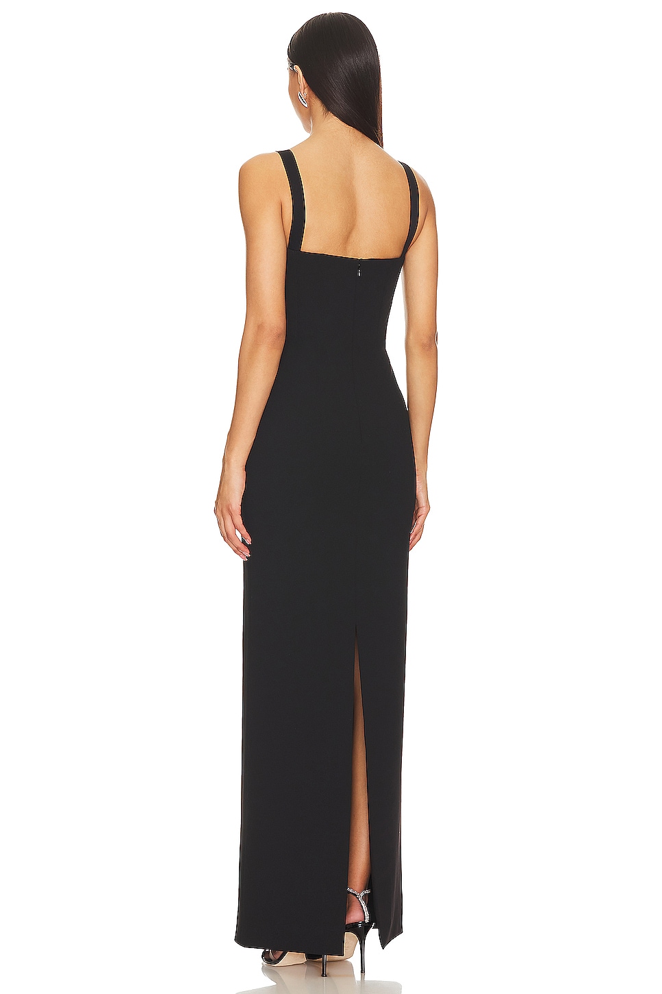 SOLACE London FRANKIE マキシドレス - Black | REVOLVE
