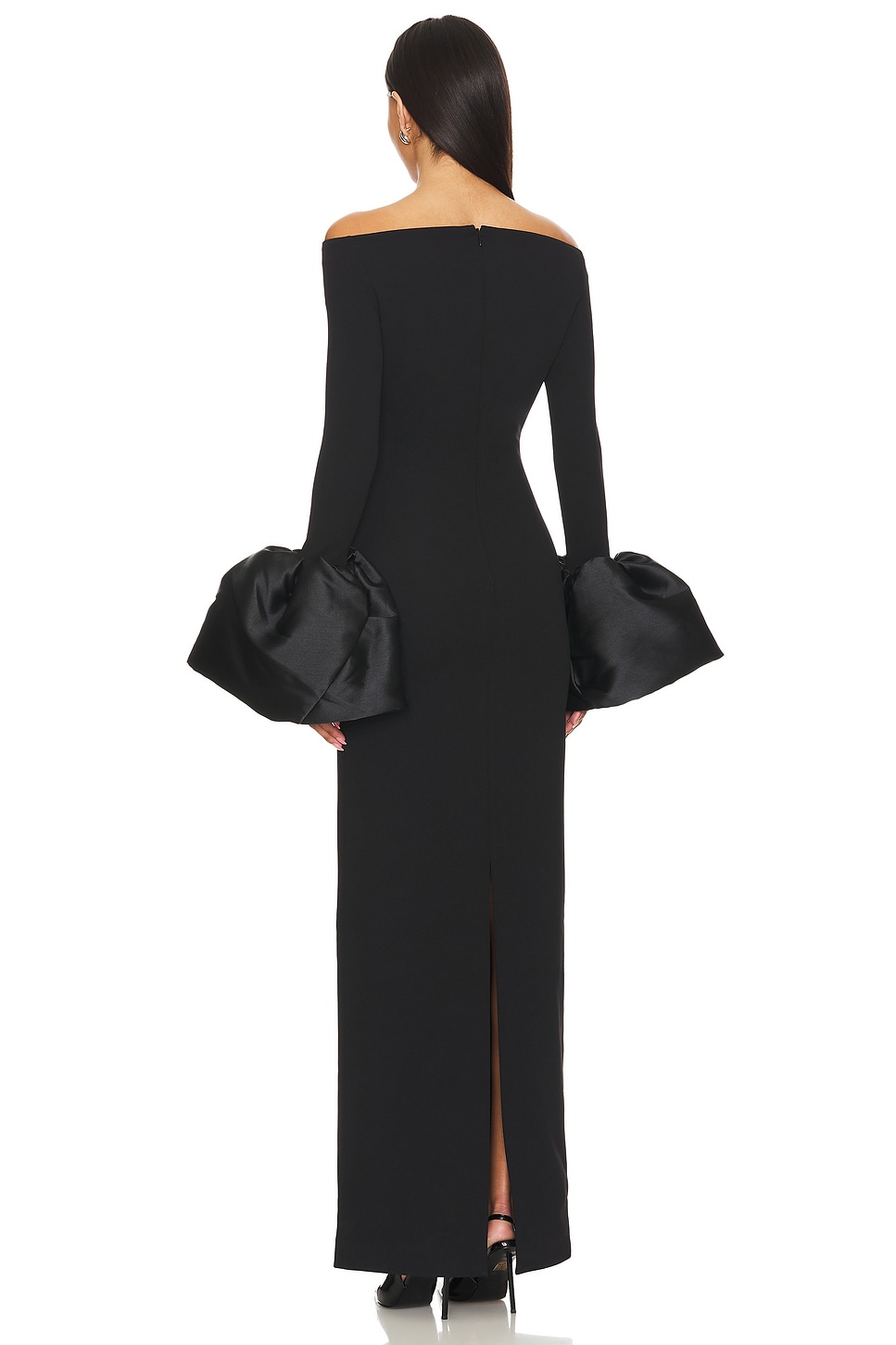 ワンピース Solace London TALIA MAXI DRESS SOLACE London Talia Maxi Dress in Black | REVOLVE