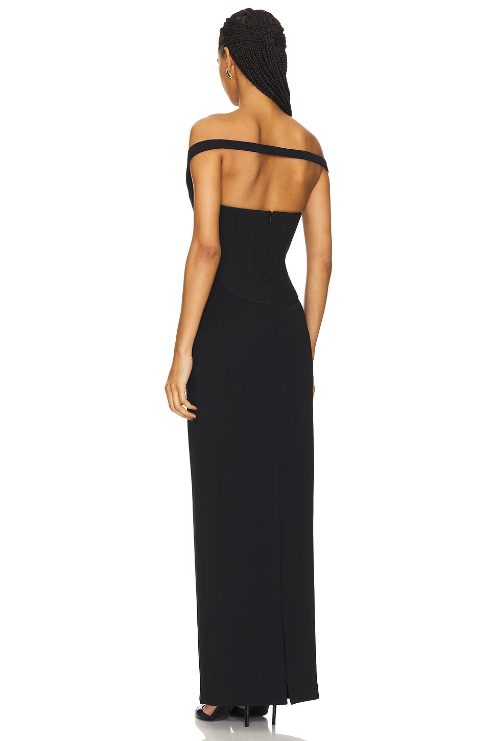SOLACE LONDON ソレイスロンドン ワンピース Serina gown959029 SOLACE London Serina Maxi Dress in Black | REVOLVE