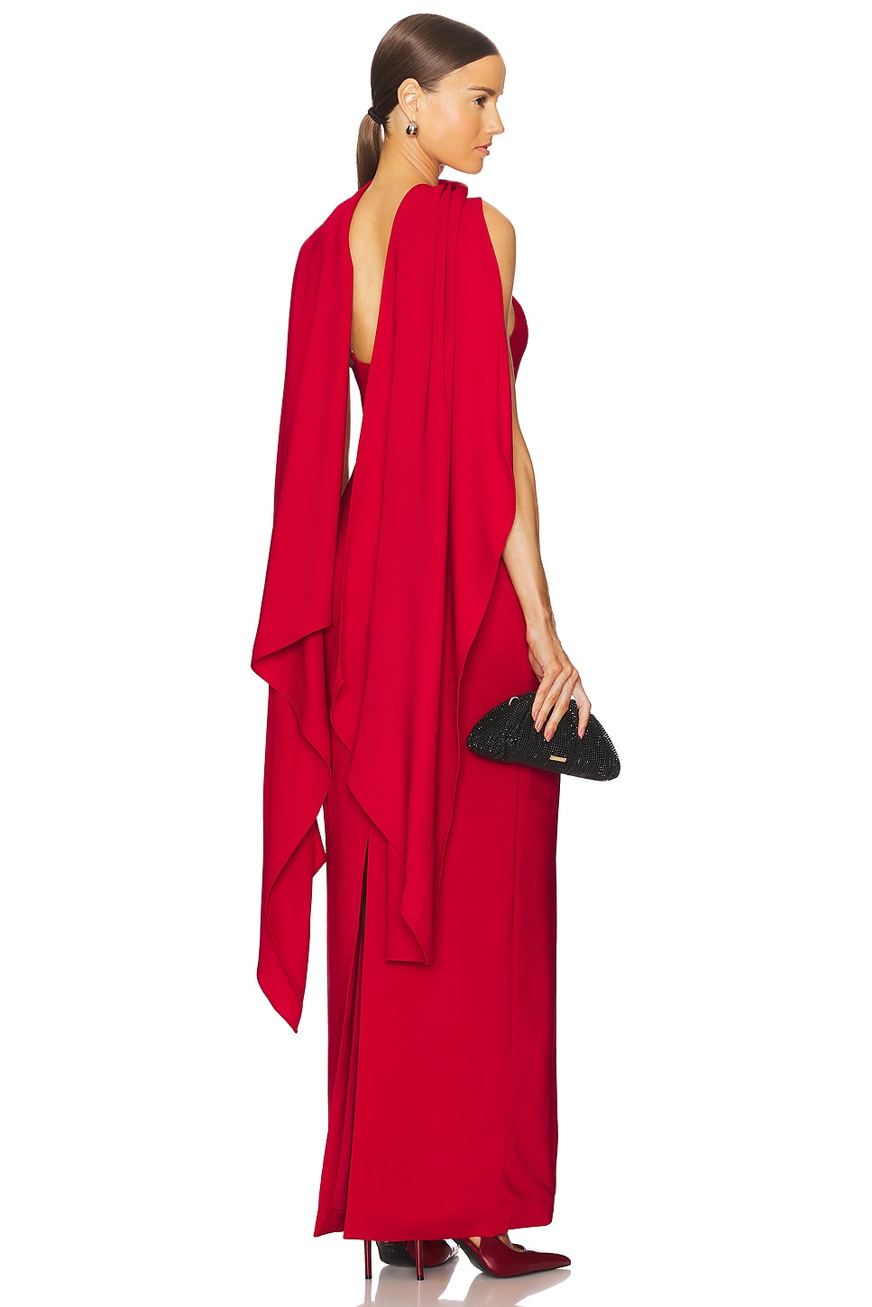 ワンピース SOLACE LONDON Emerson Maxi Dress viscose stretch The Emerson Maxi Dress in Black – Solace London