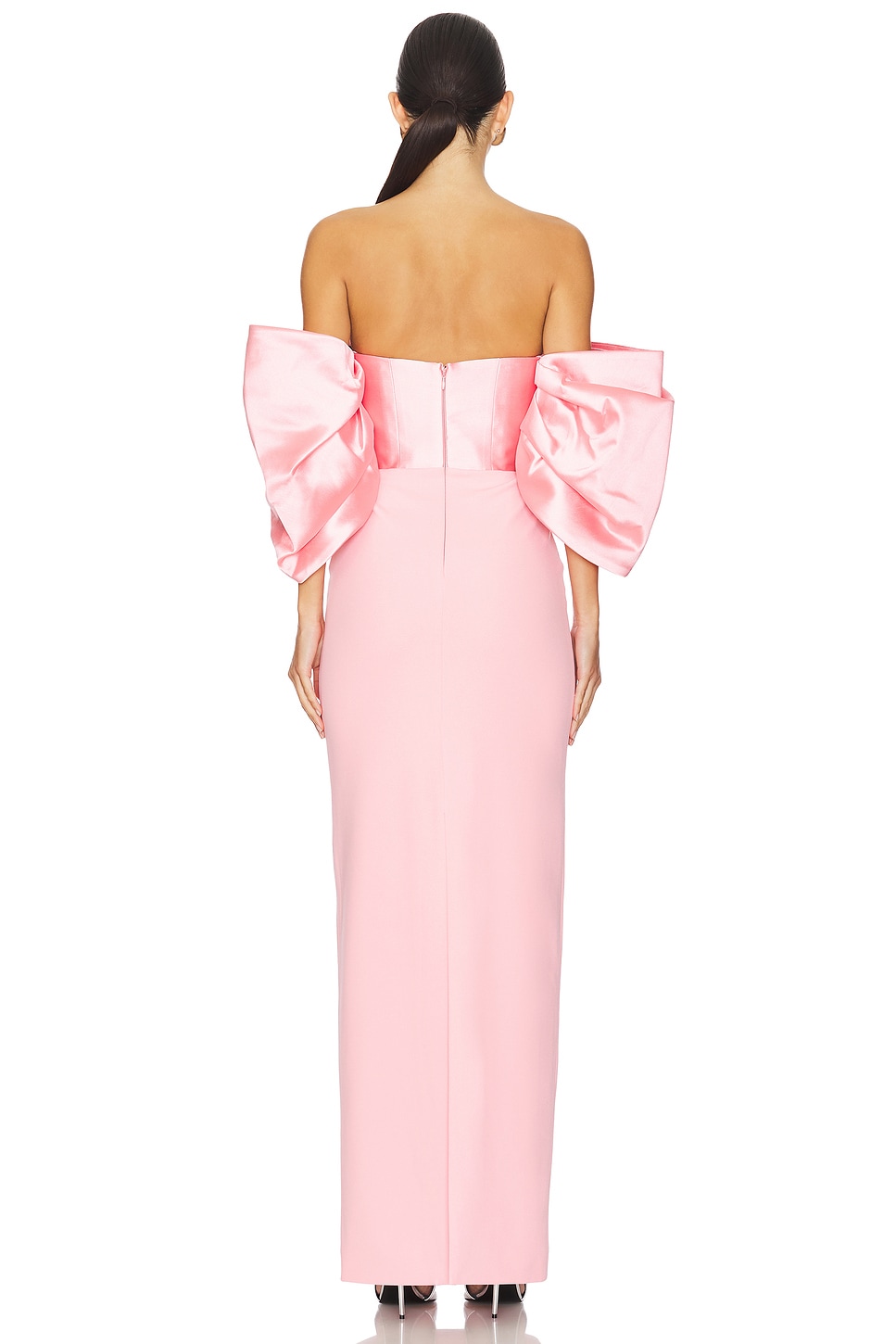 SOLACE London Aria Maxi Dress in Soft Pink | REVOLVE