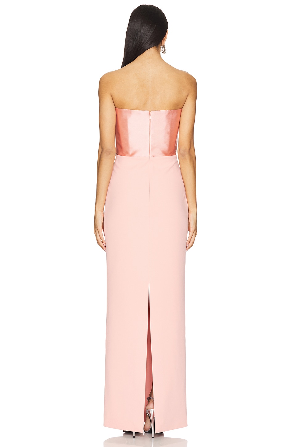 ワンピース SOLACE LONDON Woman Dress Pink OS44044 POWDER PINK The Ellison Midi Dress in Powder Pink – Solace London