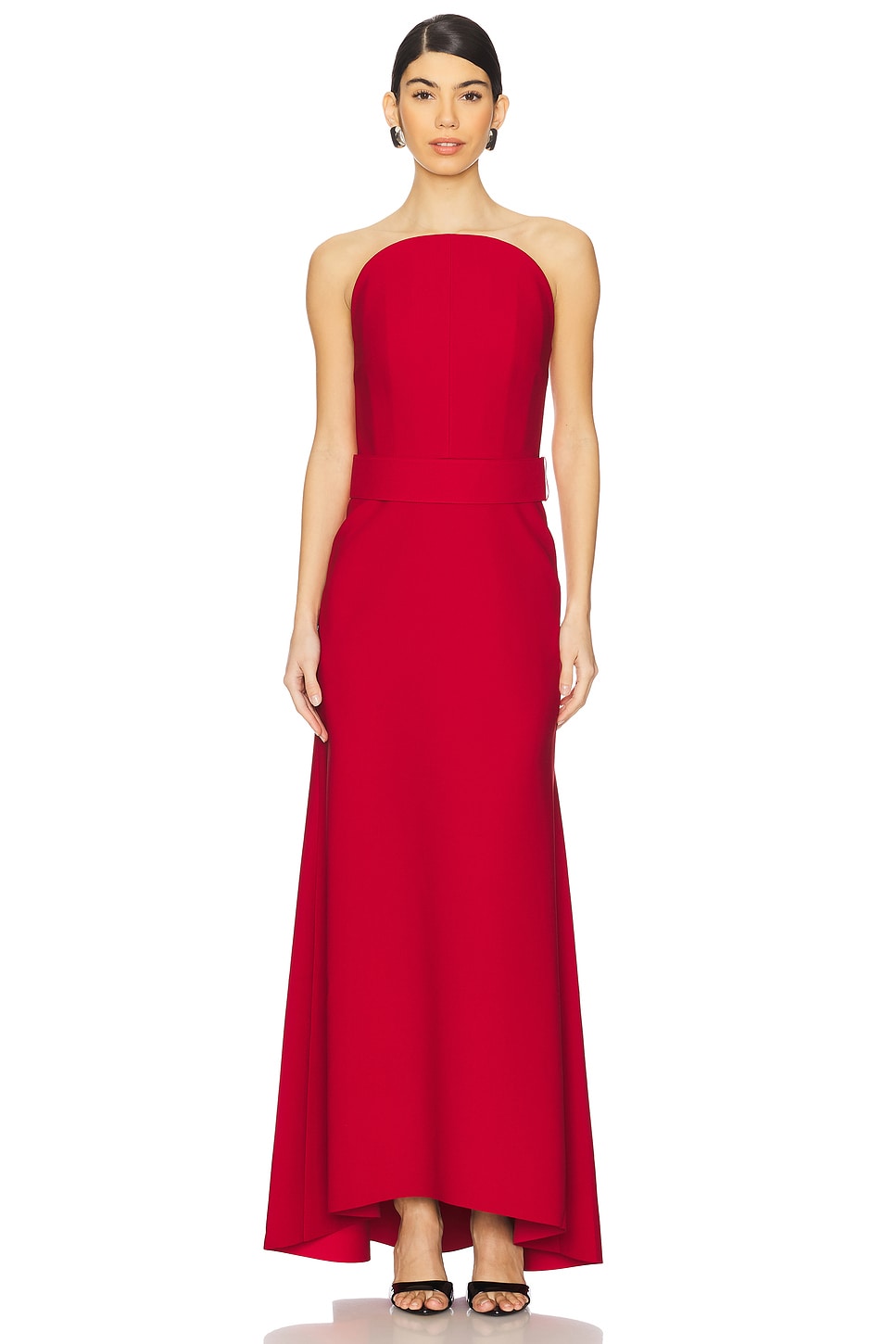 SOLACE London Ember Maxi Dress in Ruby | REVOLVE