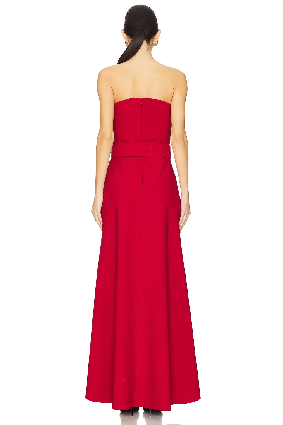 関税込【SOLACE LONDON】The Mirabelle Maxi Dress in Ruby OS38004_LEA_MAXI_DRESS_RUBY_00
