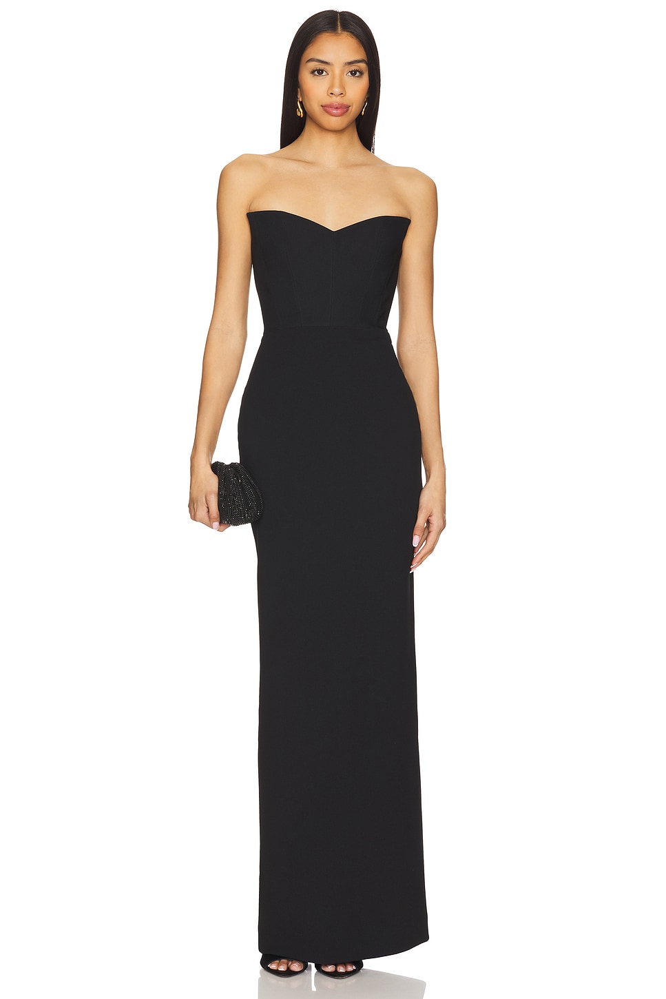 SOLACE London Malla Maxi Dress in Black | REVOLVE