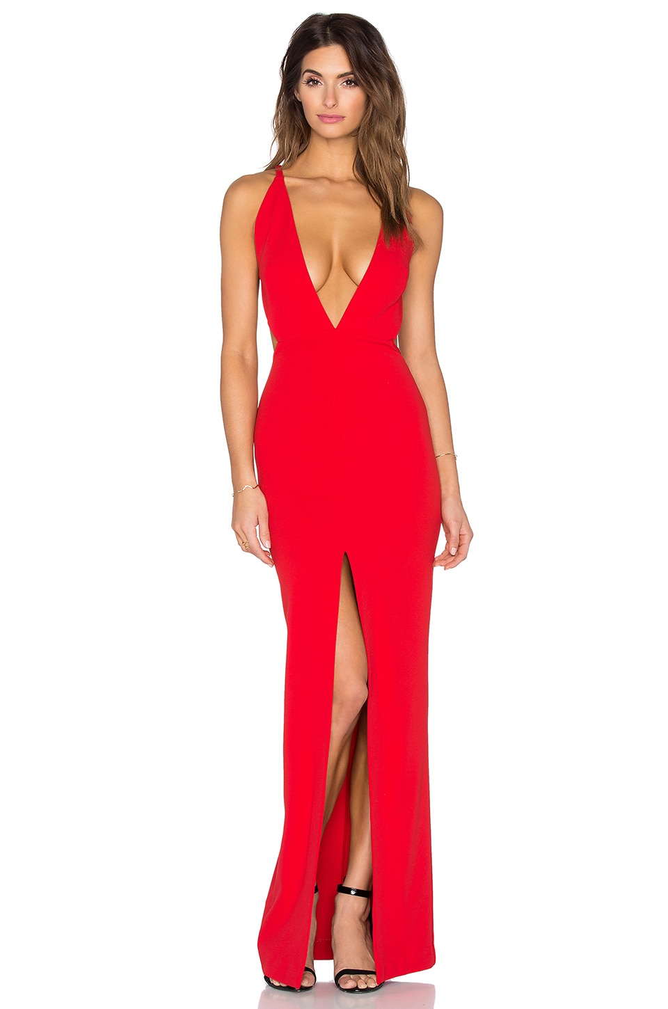 solace london red dress