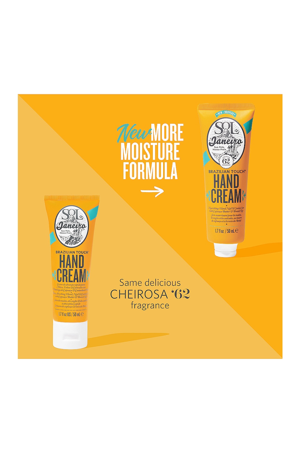 SOL DE JANEIRO Brazilian Touch Hand Cream, 1.7 Fl Oz