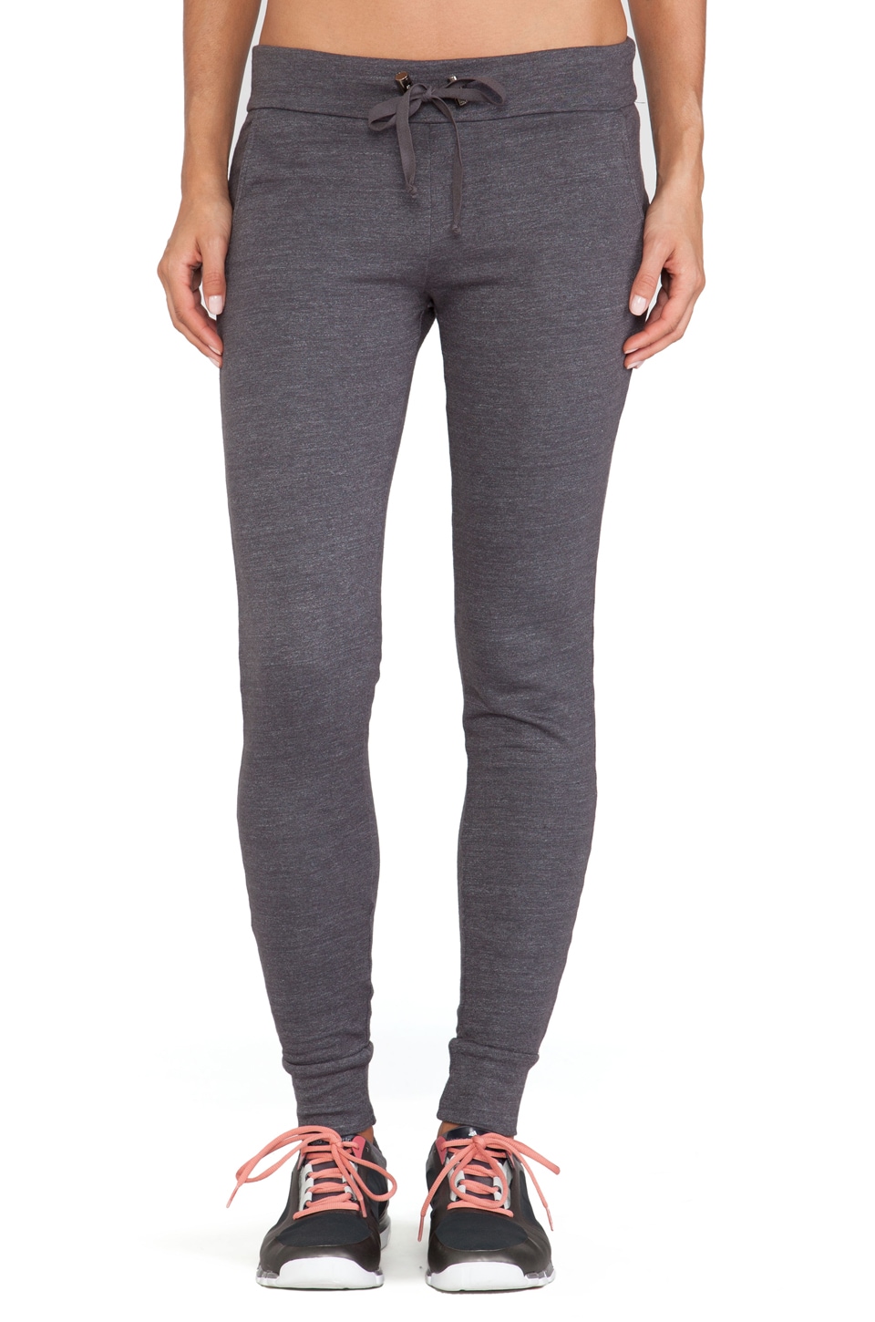 SOLOW So Low Slouchy Pant in Carbon