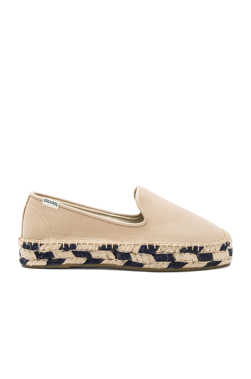 Soludos Platform Smoking Slipper in Papyrus | REVOLVE