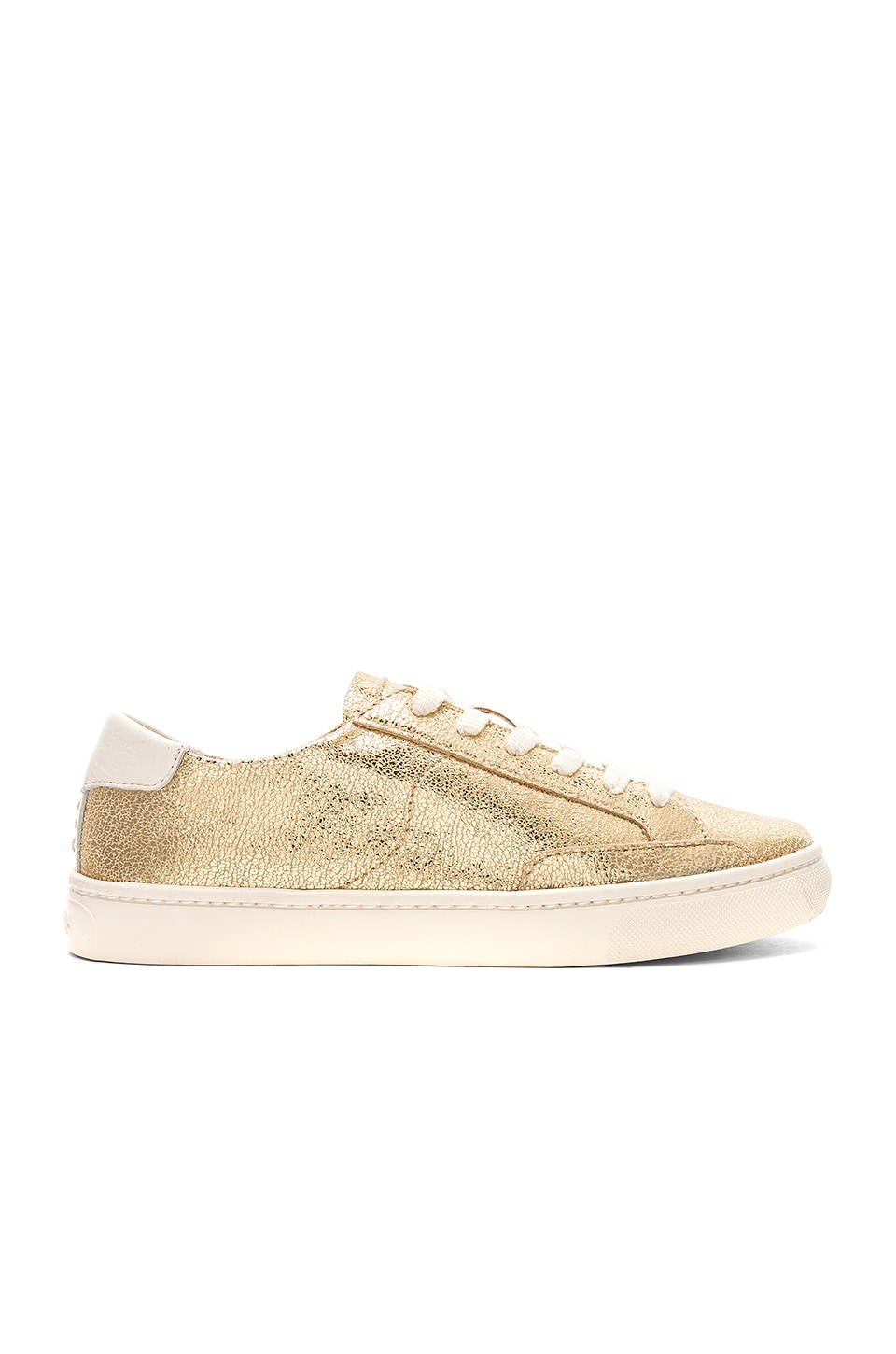 soludos gold sneakers
