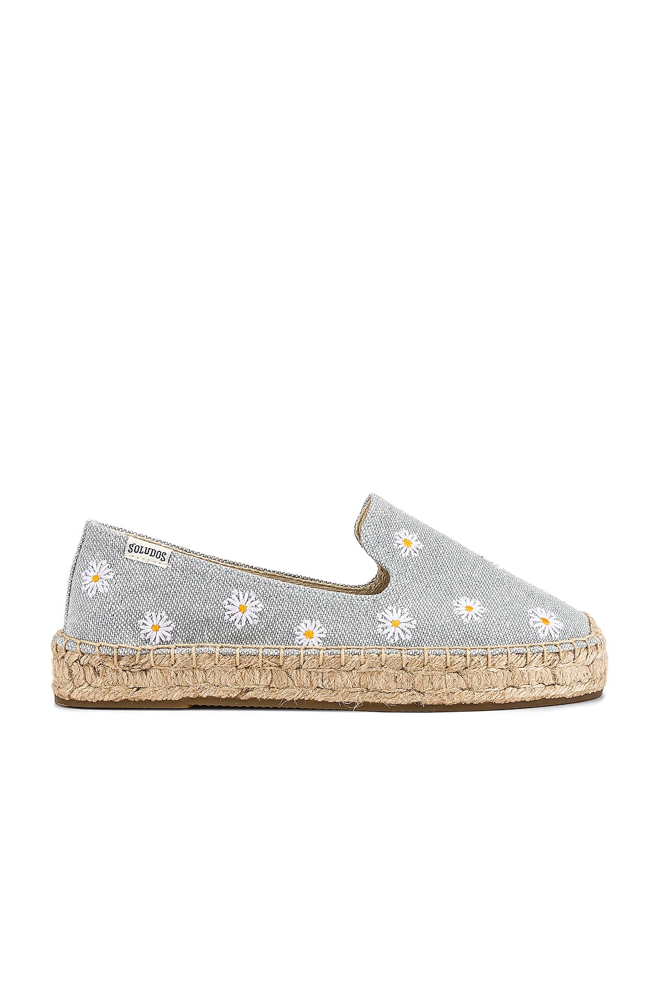 SOLUDOS DAISIES EMBROIDERED ESPADRILLE,SOLU-WZ356