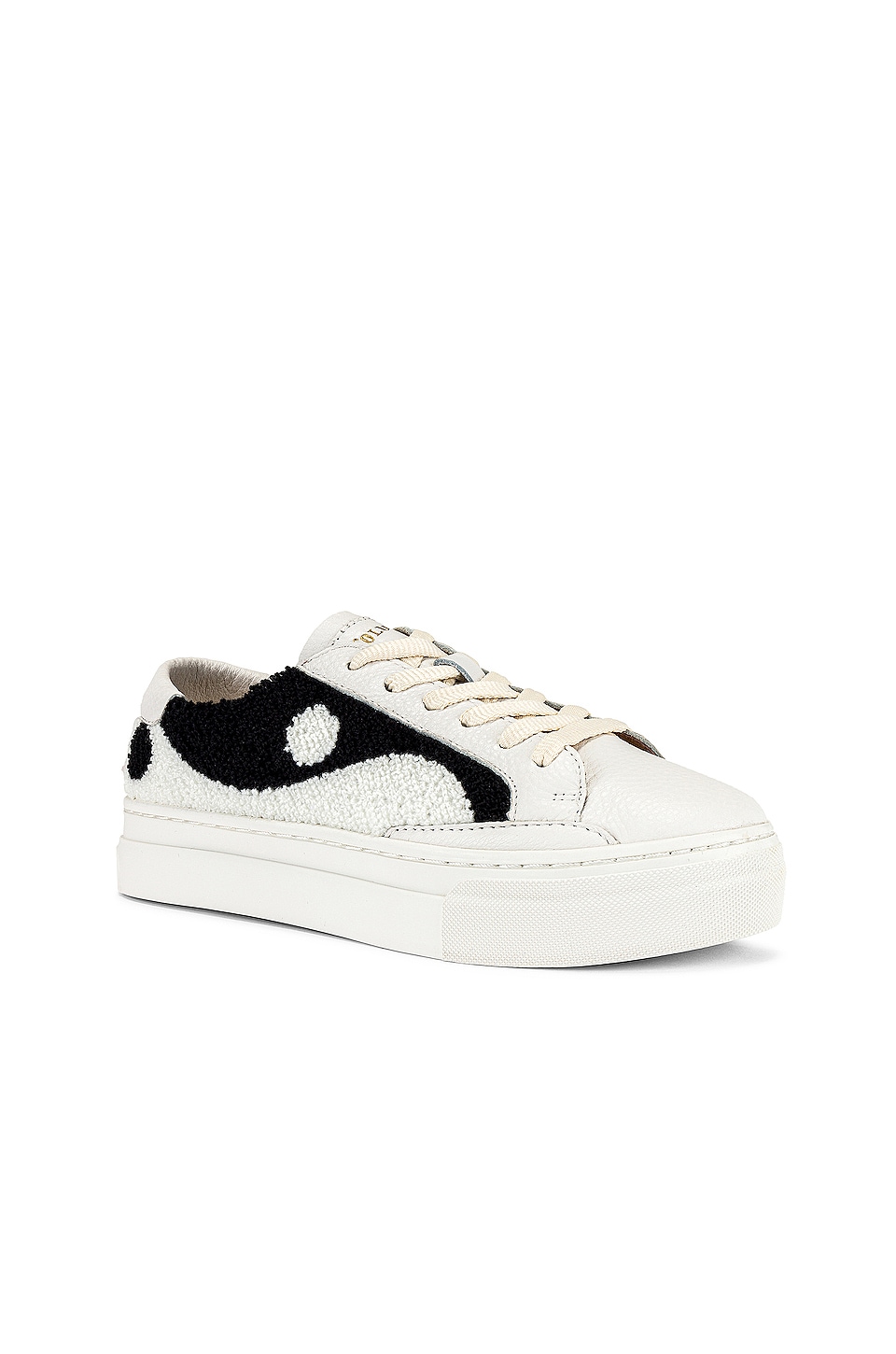 Soludos Ying Yang Sneaker in Black & White