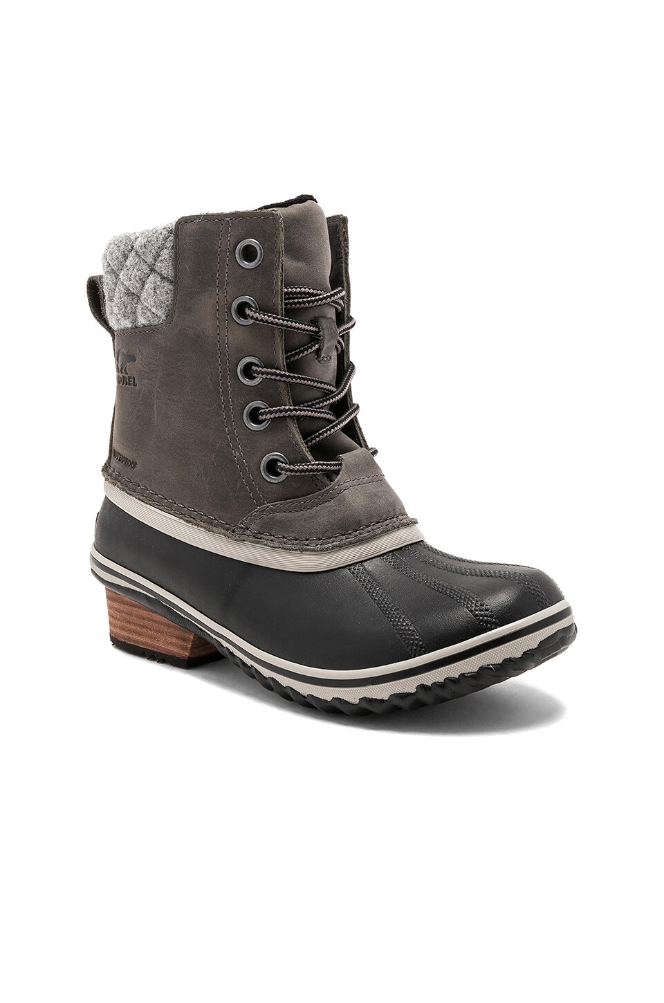 sorel slimpack quarry black