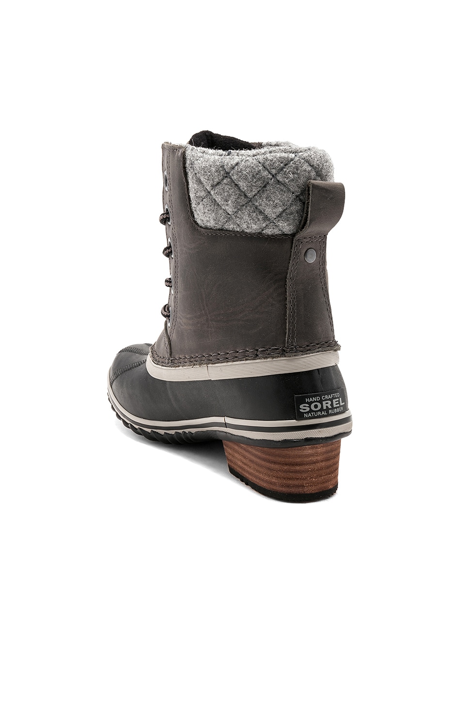 sorel slimpack quarry black