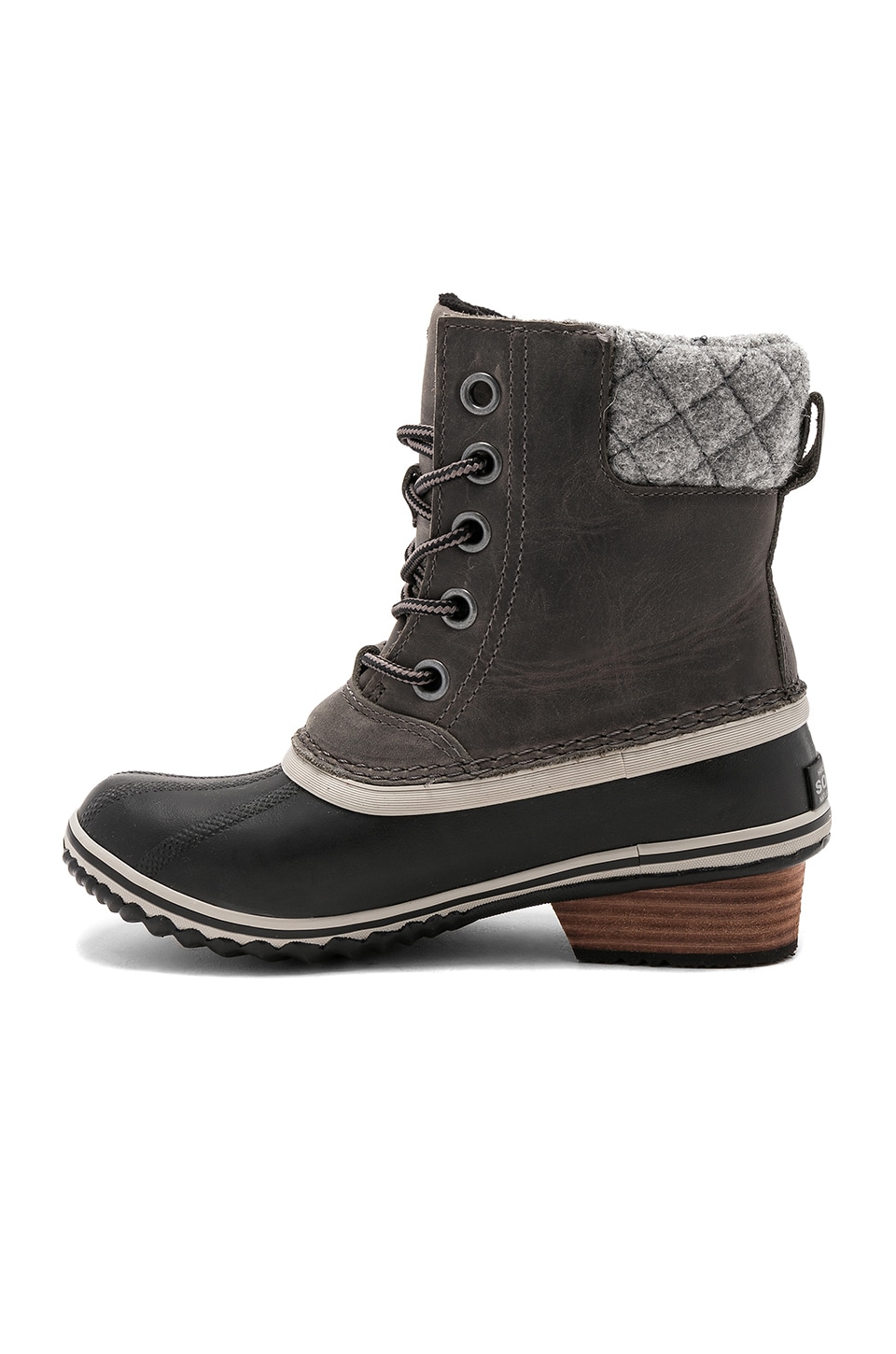 sorel slimpack quarry black