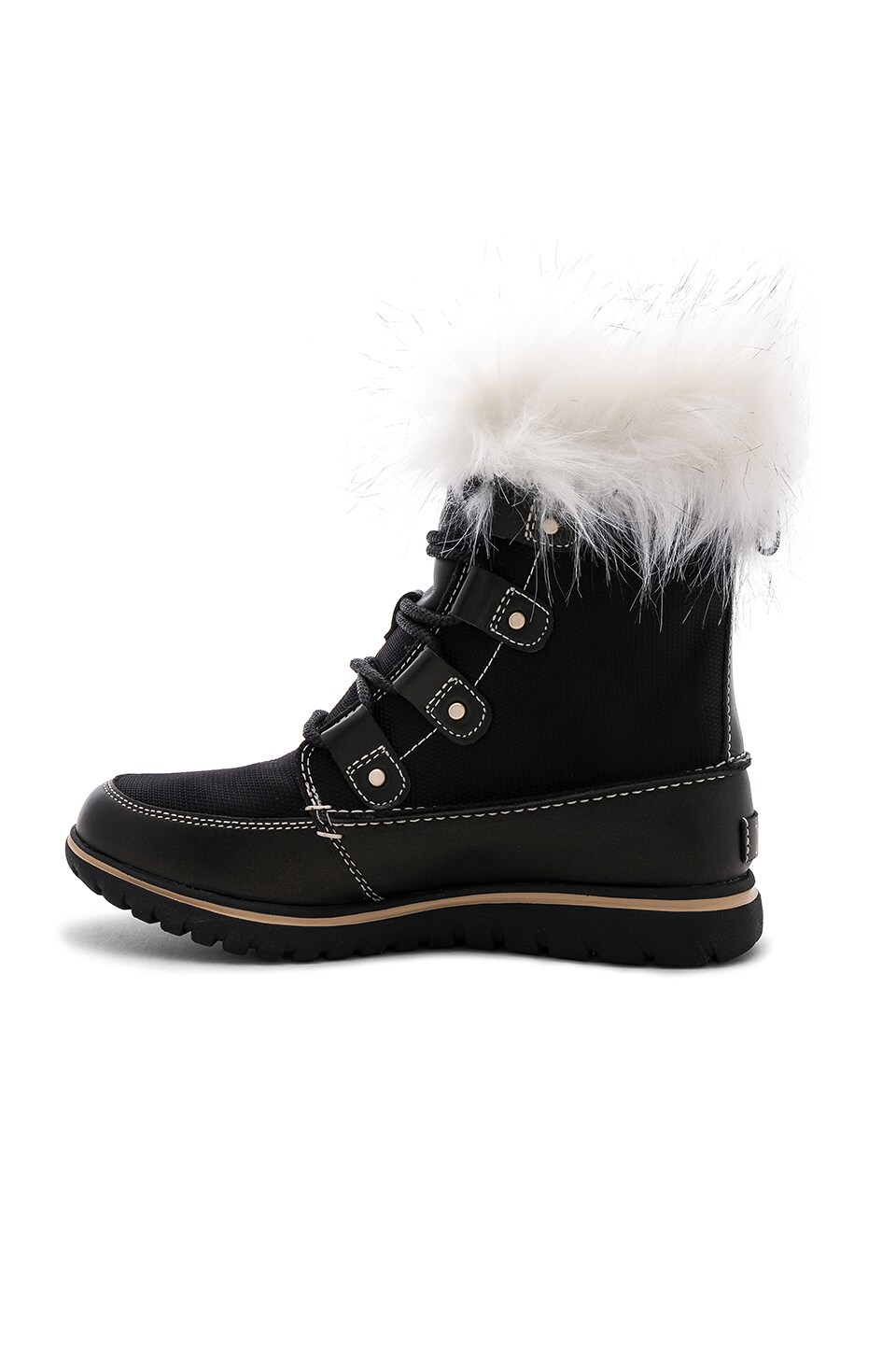Sorel Cozy Joan X Celebration Faux Fur Boot in Black REVOLVE