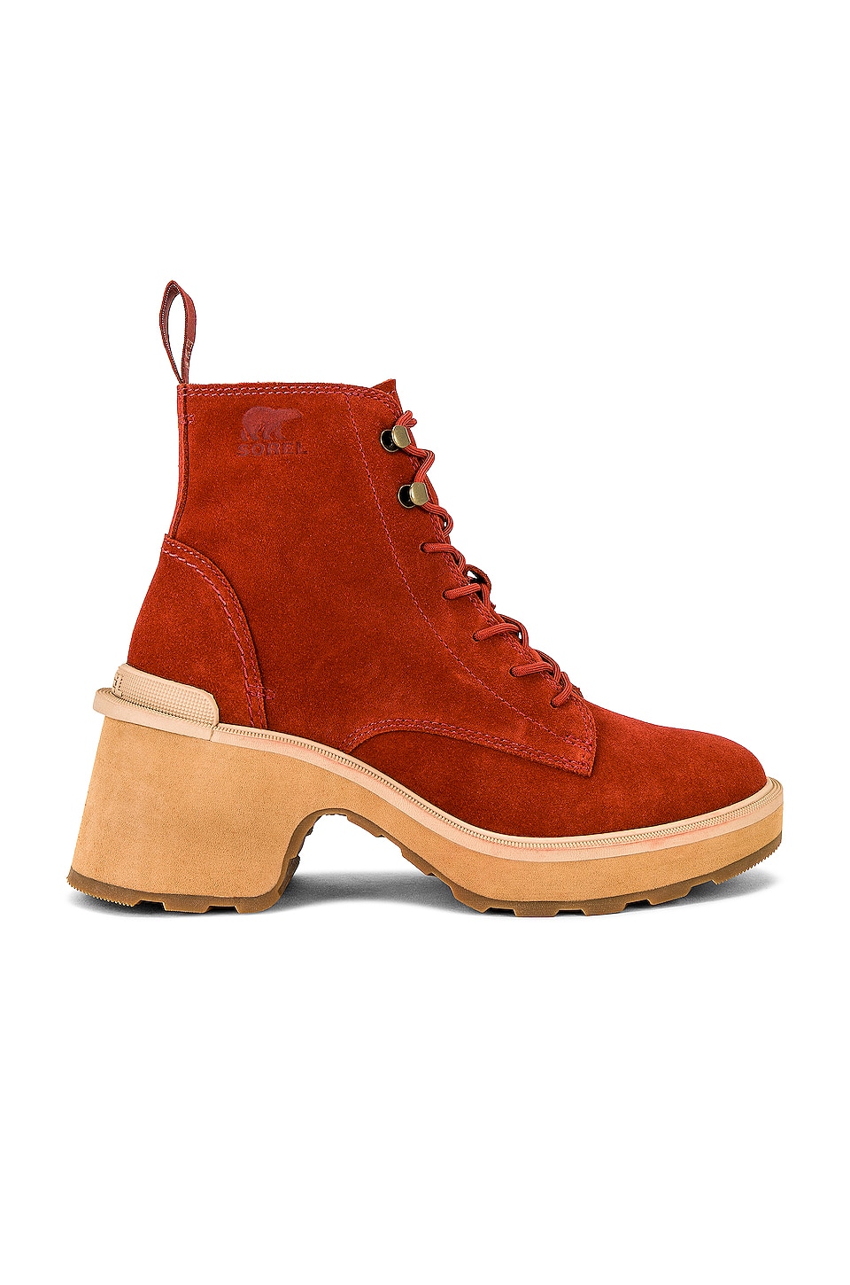 sorel red heel