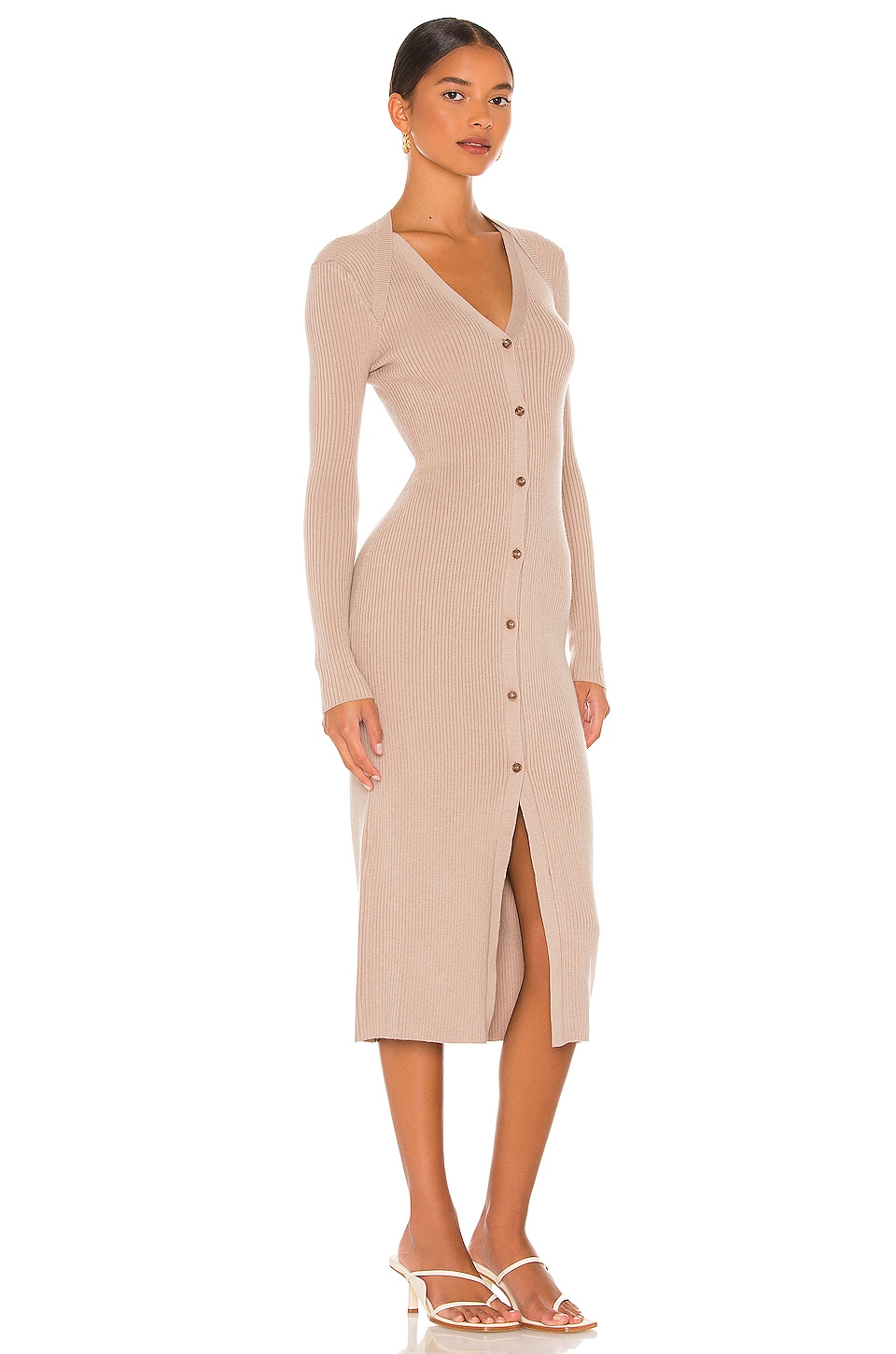 Song of Style Lula Dress in Oyster Grey