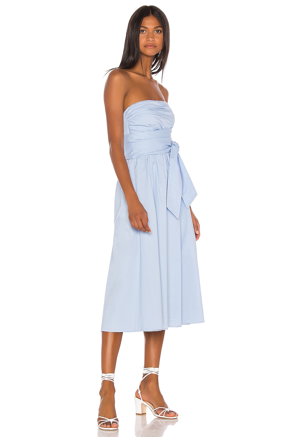 Song of Style Loki Midi Dress in Powder Blue