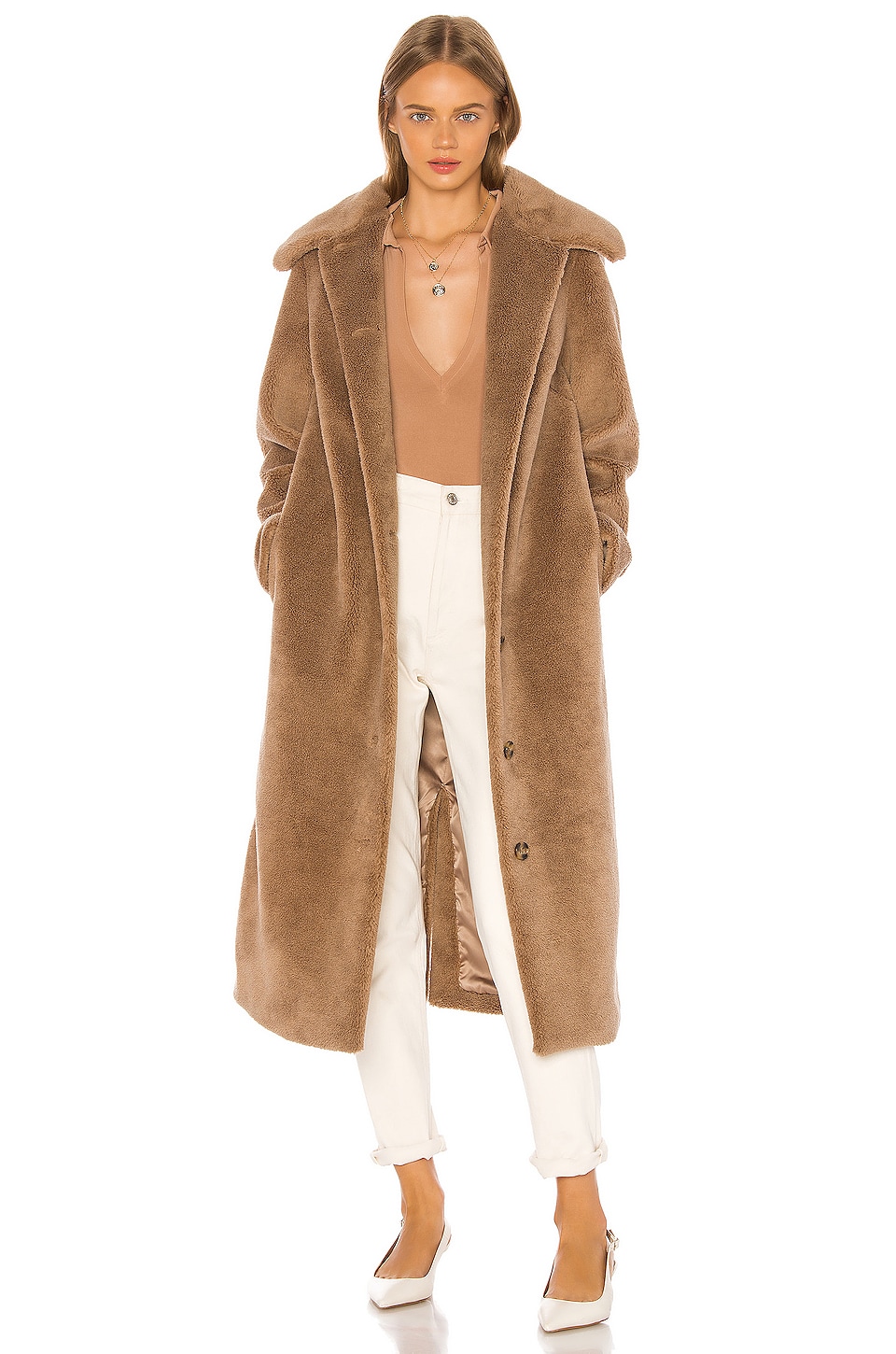 Song of Style Cole Coat in Brown Oat | REVOLVE