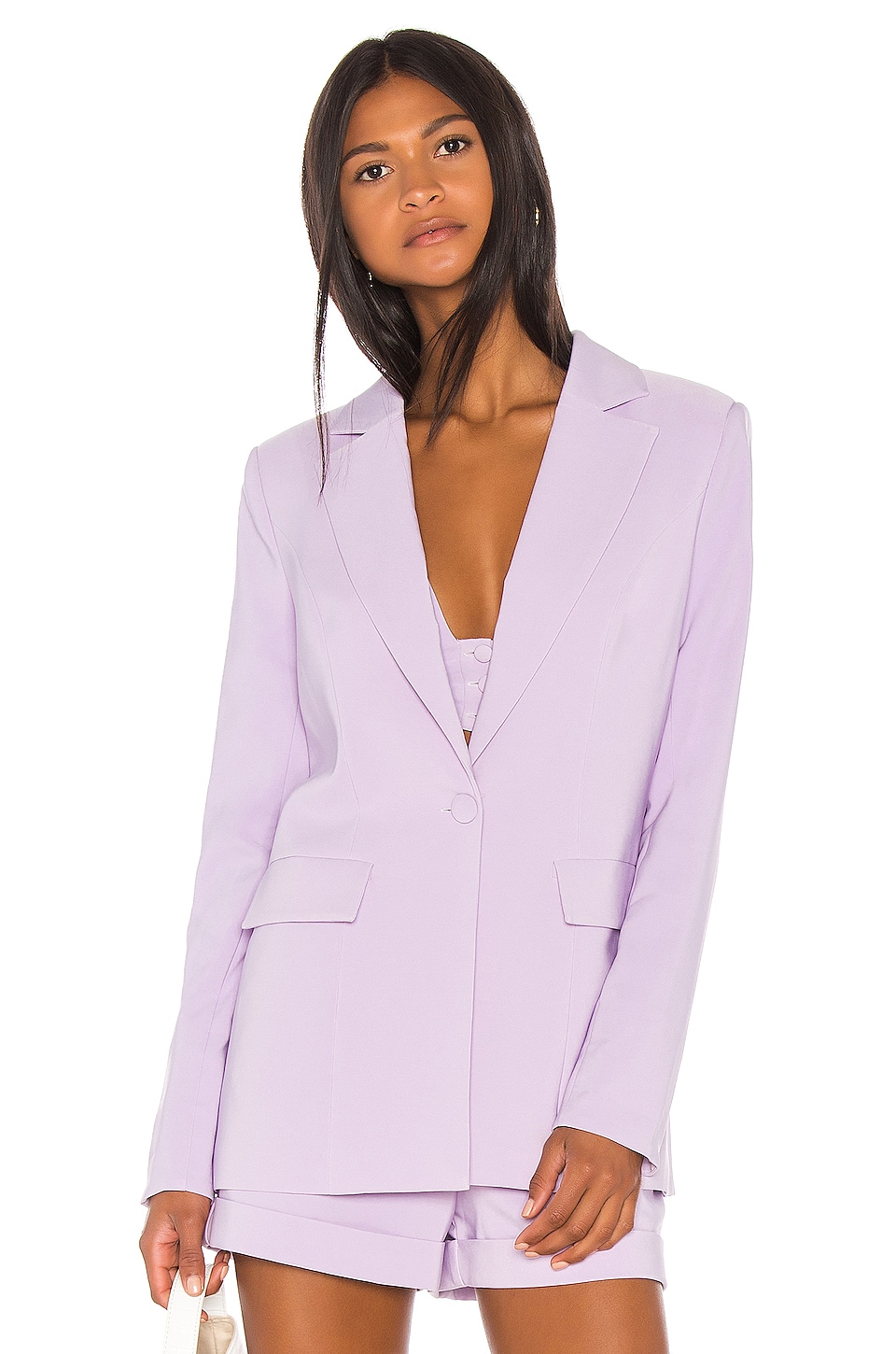 Song of Style Dakota Blazer in Lilac Purple