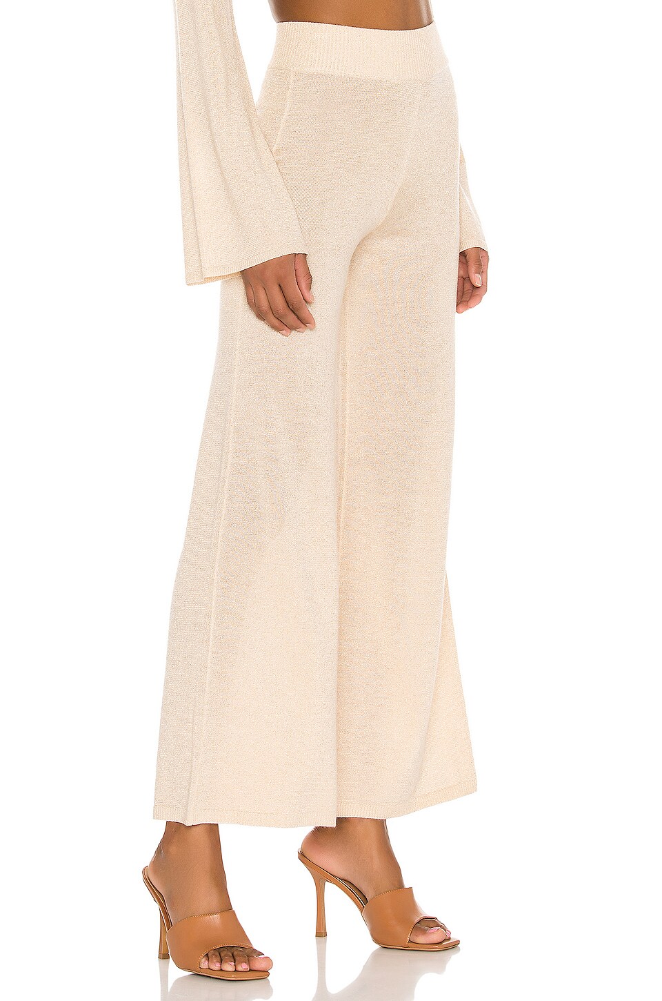 Song of Style Louisa Knit Pant in Ivory