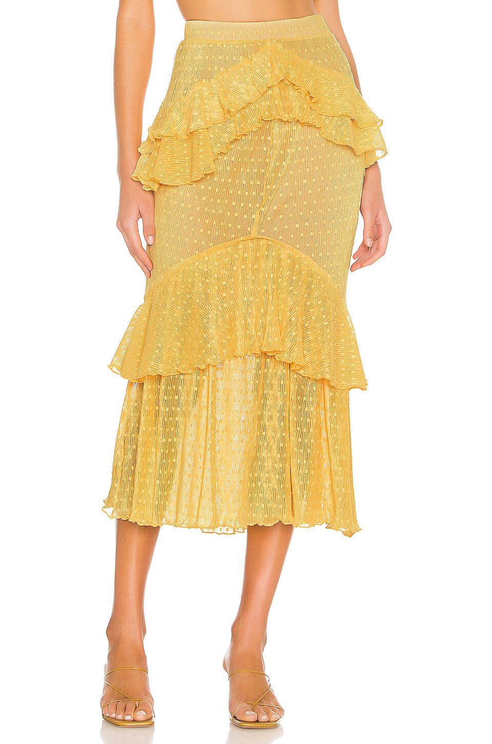 yellow skirt revolve