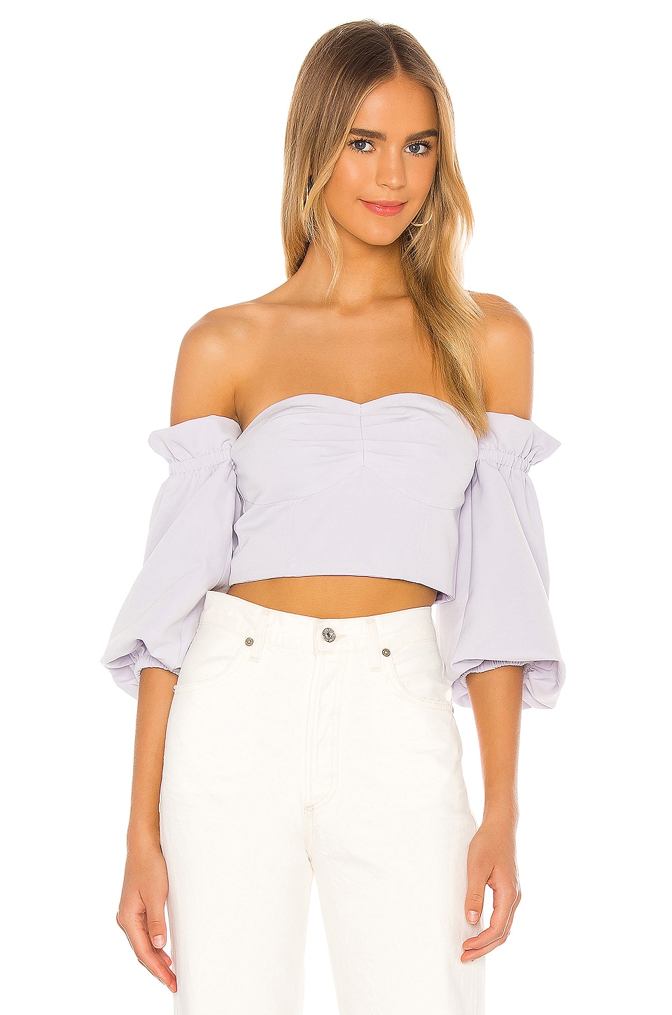 Song Of Style Callie Top In Hush Purple