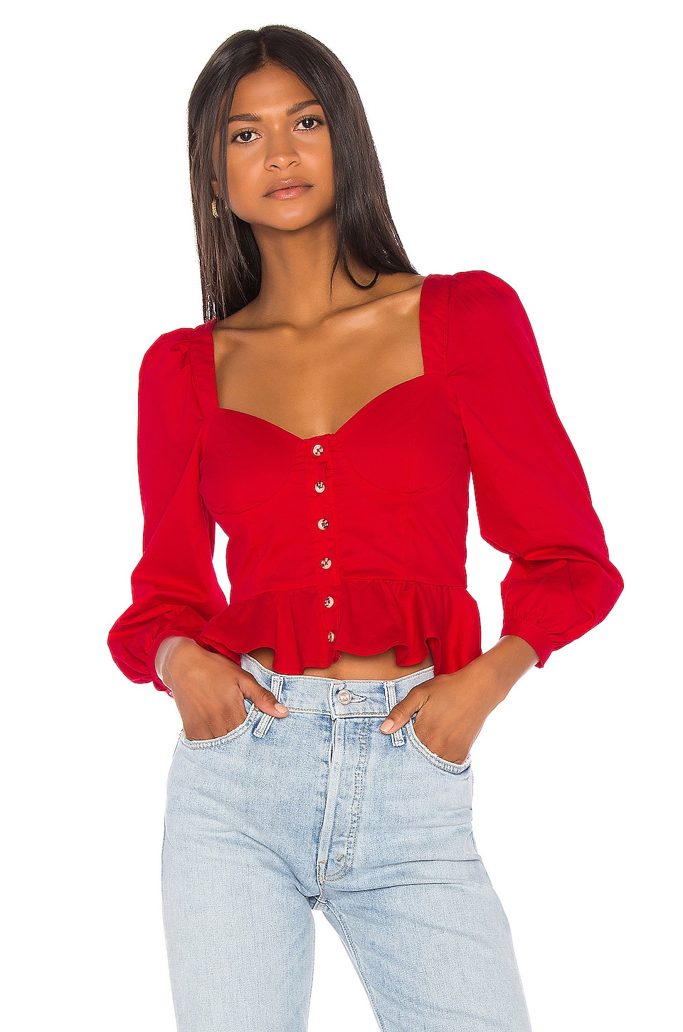 revolve red top