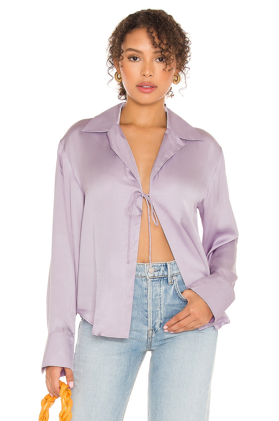 Song of Style Emberly Blouse in Lavender | REVOLVE