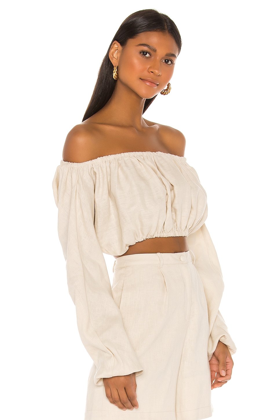 Song of Style Anna Top in Sandstone Beige
