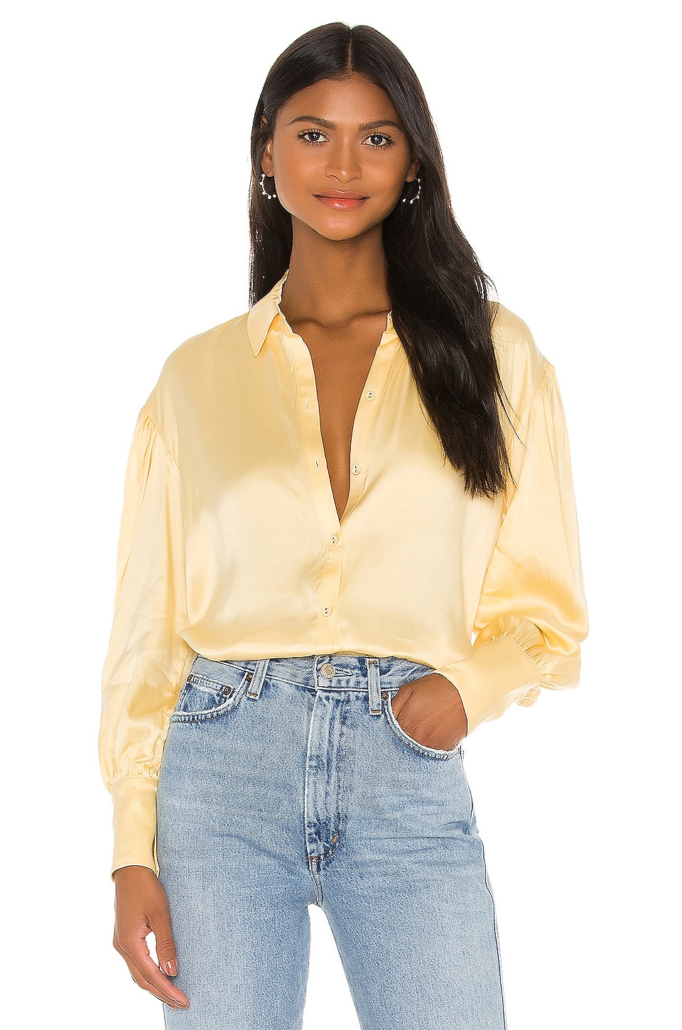 Song of Style Lydia Top in Buttercream Yellow | REVOLVE