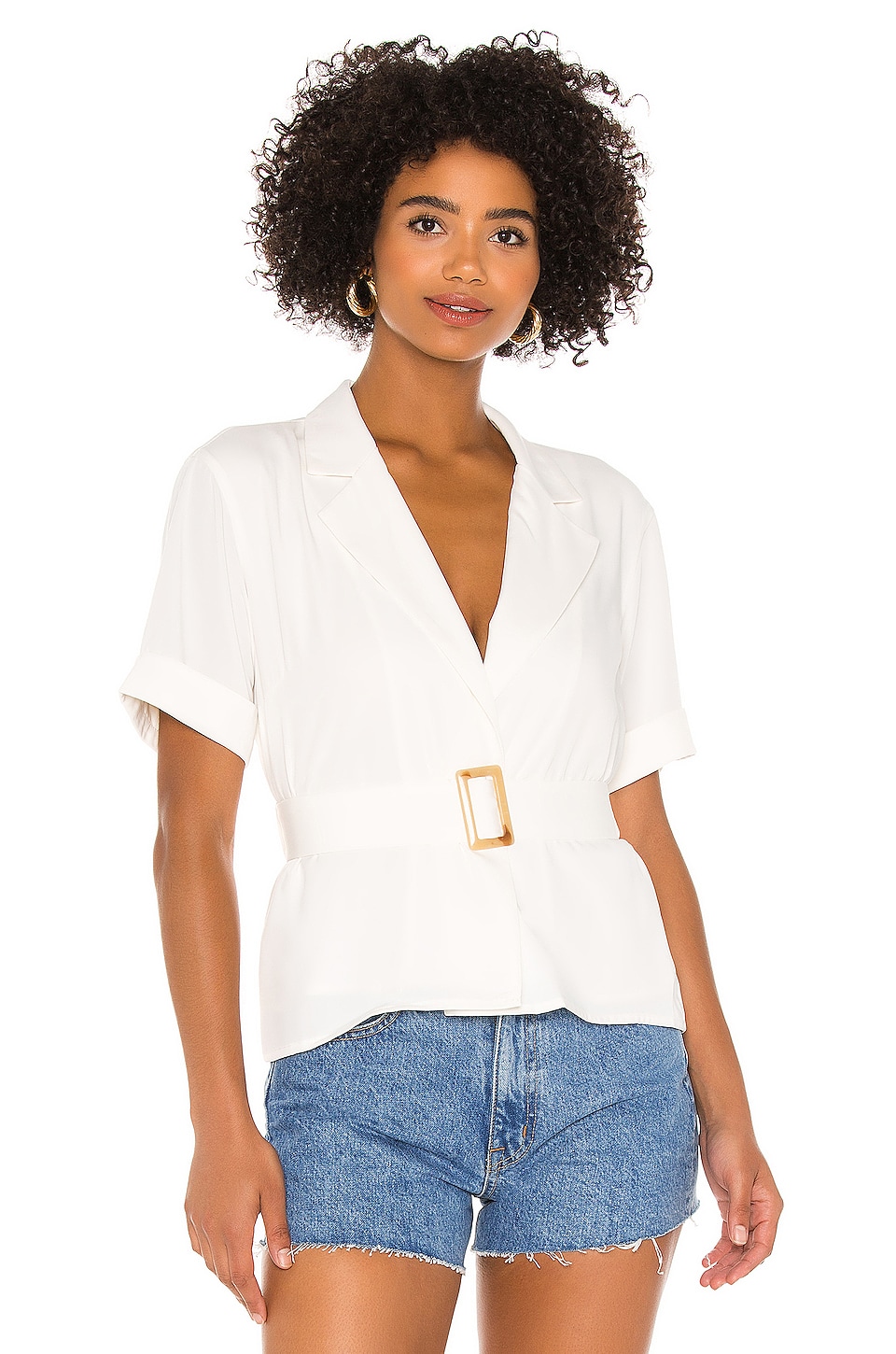 Song of Style Byron Top in Cloud White | REVOLVE