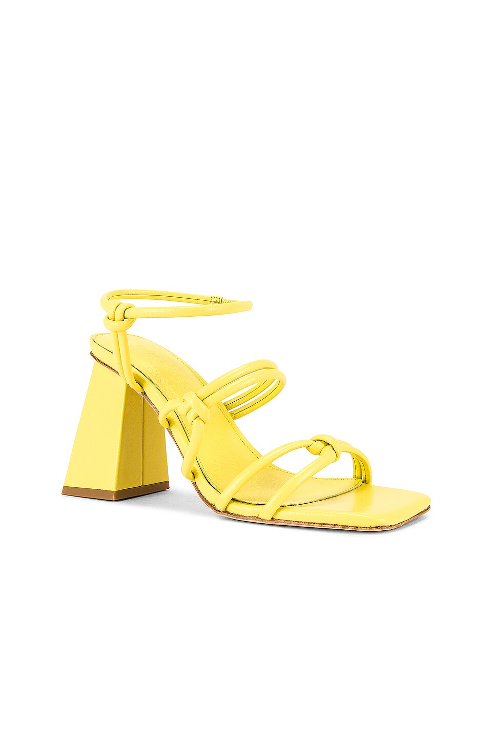 Song of Style Noelle Heel in Yellow