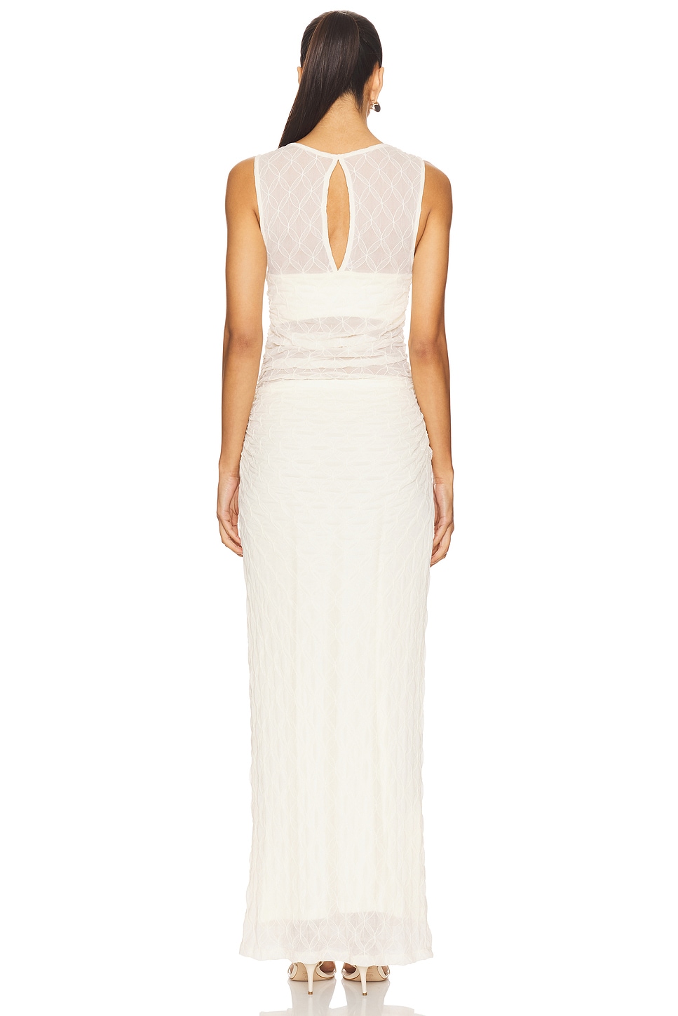 Love Cowl Mesh Dress