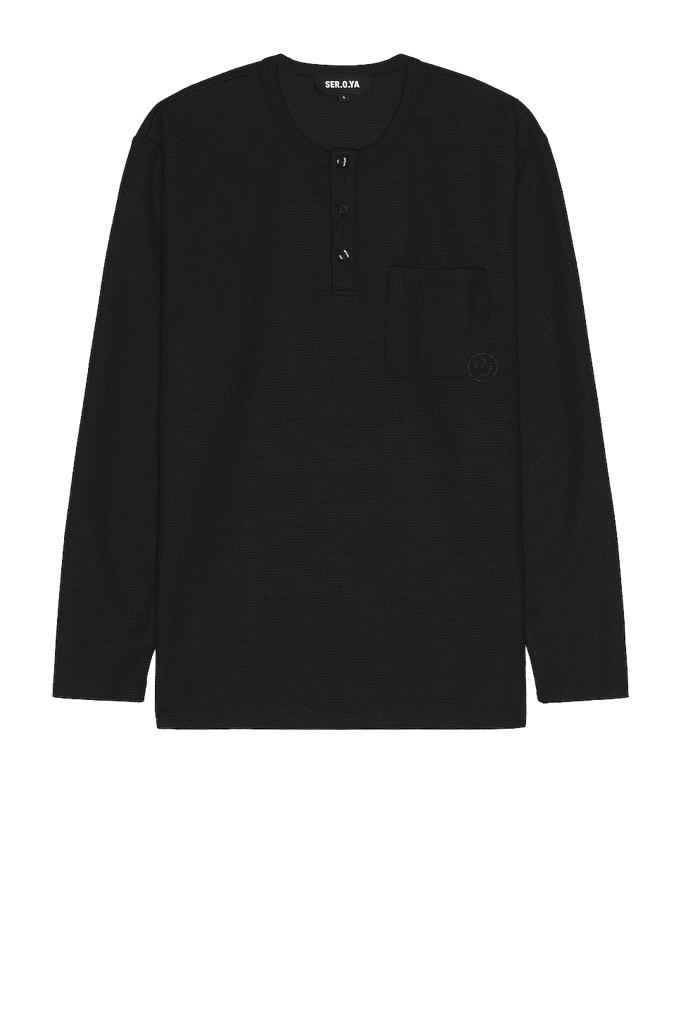 SER.O.YA Victor Long Sleeve Shirt in Black | REVOLVE