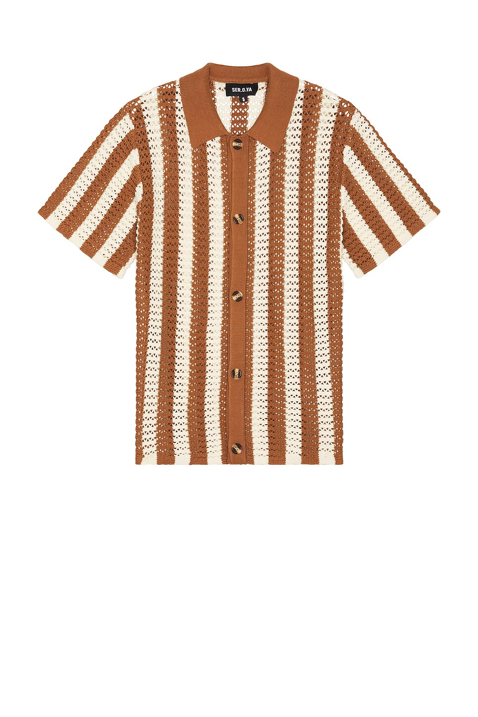 Maximus Crochet Button Down Shirt