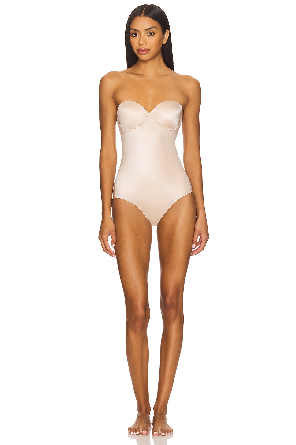 Spanxsculpt Suit Your Fancy Strapless Bodysuit