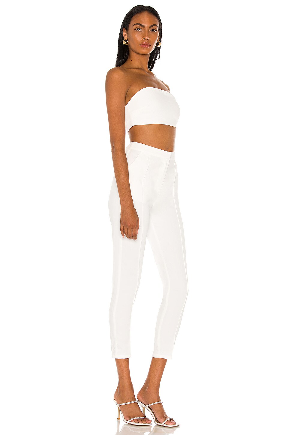 superdown Remy Bandeau Pant Set in White