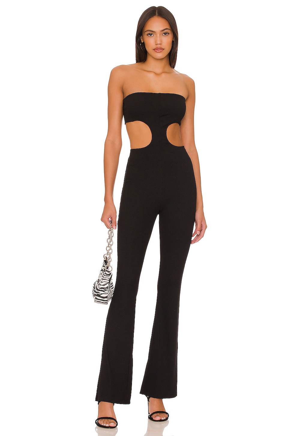 view 1 of 3 Darcey Cut Out Jumpsuit in Black