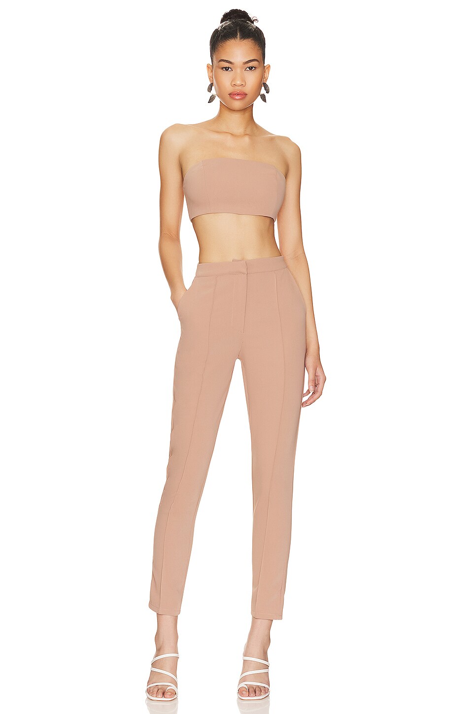 view 1 of 4 Remy Bandeau Pant Set in Nude