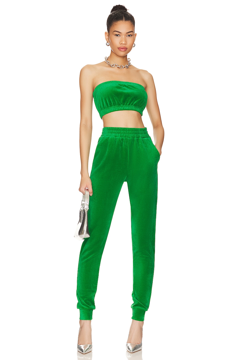 superdown Penelope Velour Pant Set thumbnail