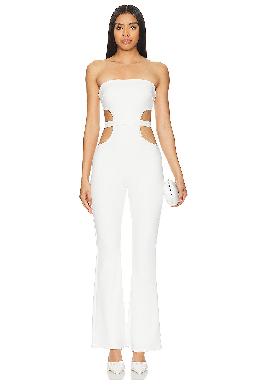 view 1 of 3 Jasna Jumpsuit in White