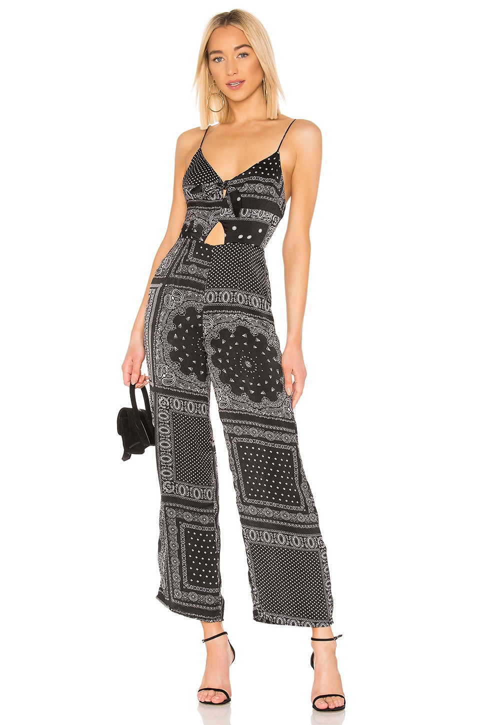 view 1 of 3 Wendy Jumpsuit in Black Paisley
